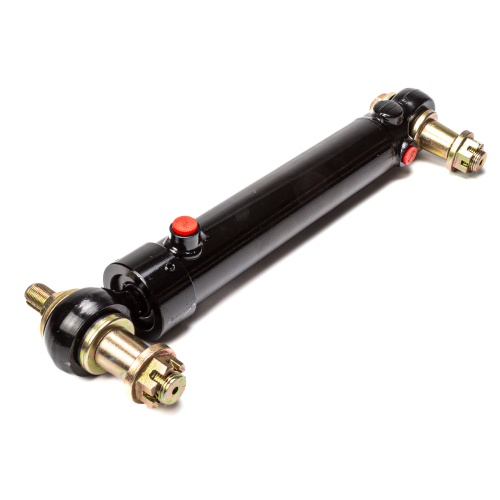 Гидроцилиндр поворота с пальцами, отверстия в разных плоскостях под угол 90 градус, МТЗ