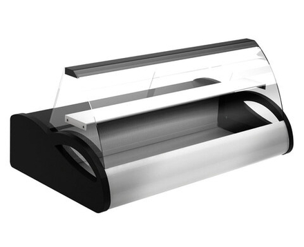 Настольная витрина Полюс A87 SM 1,0-1 (black&steel)