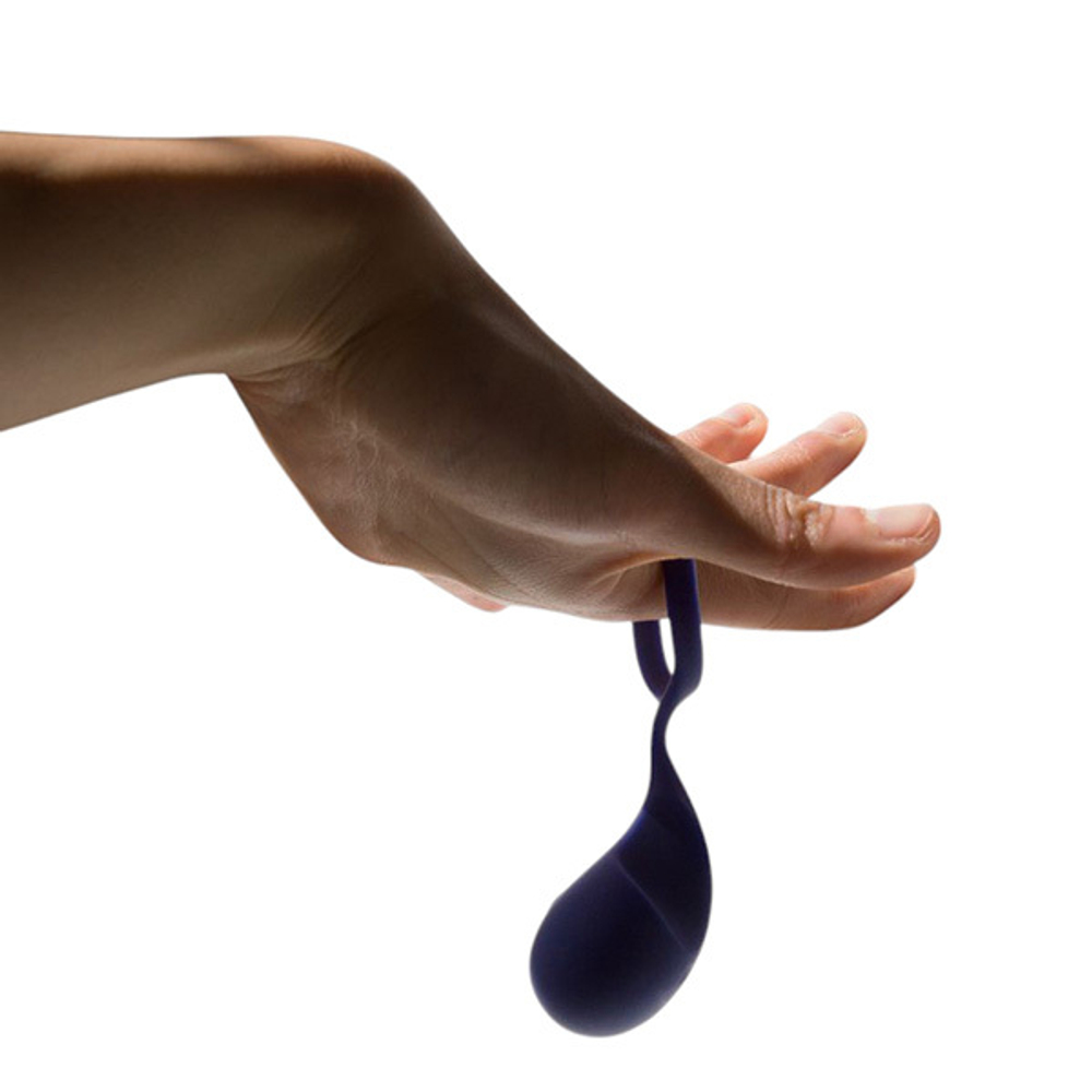 Синий аккумуляторный вибростимулятор на пальцы Sose Lunar LU00107