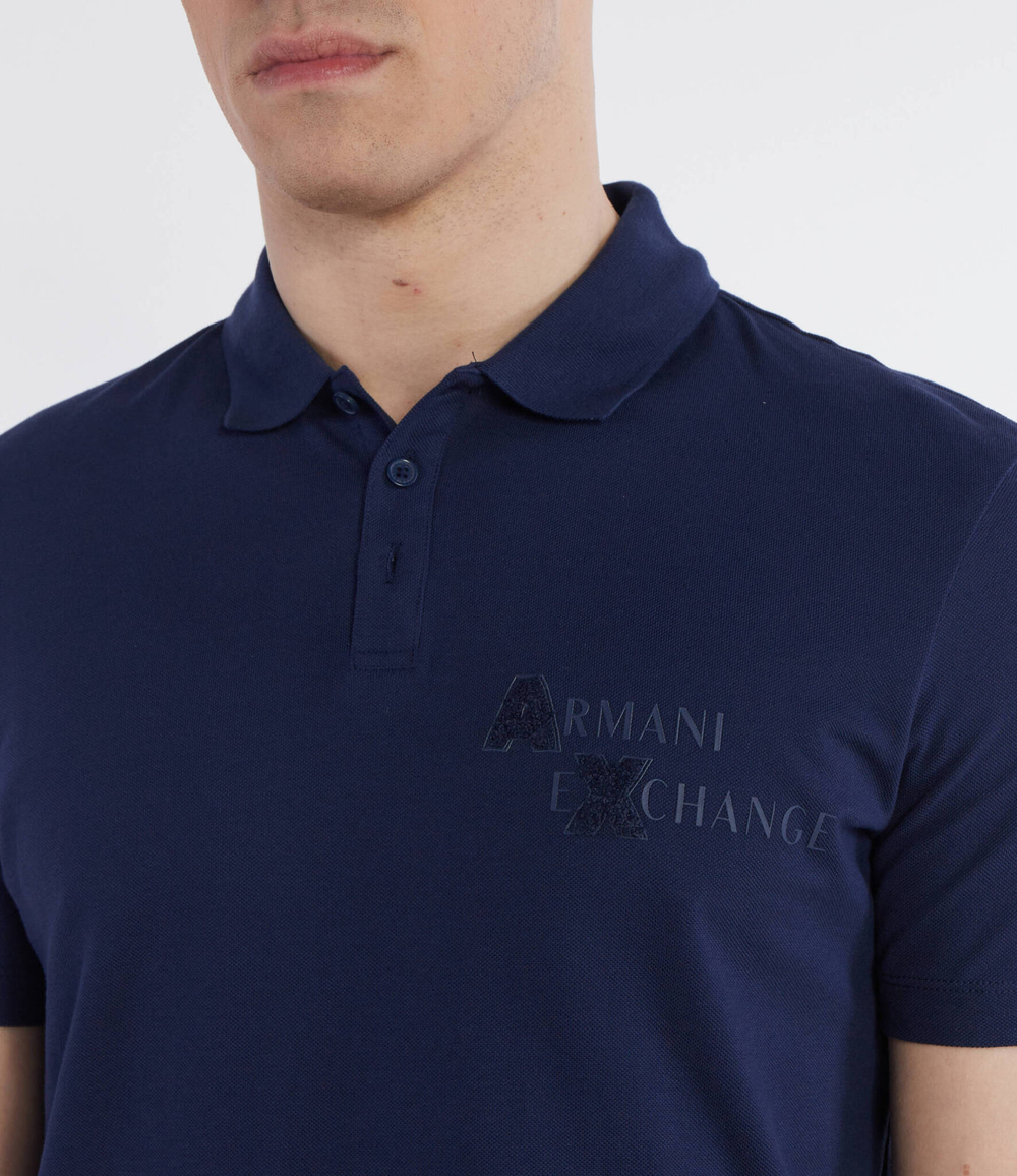 Поло Armani Exchange - темно-синий(3DZFKE ZJL4Z)