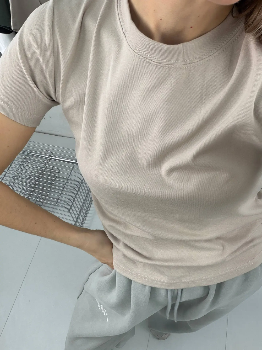 Футболка женская арт. 821 цвет "бежевый"