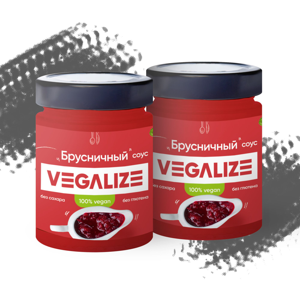 Соус Брусничный VEGALIZE, соус низкокалорийный