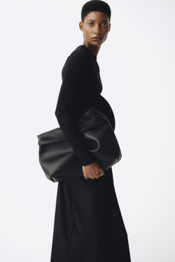 H&M Трикотажная футболка в рубчик для беременных, черный