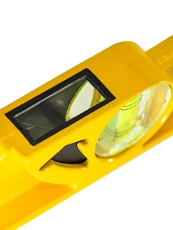 Уровень строительный 60 см трапециевидный алюминиевый, 2 глазка Pobedit