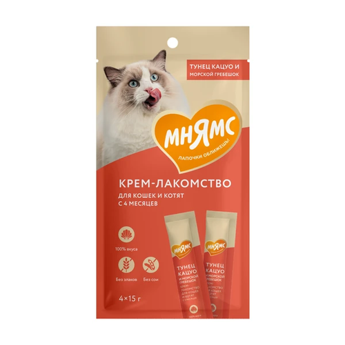 Мнямс лакомство кремовое для кошек