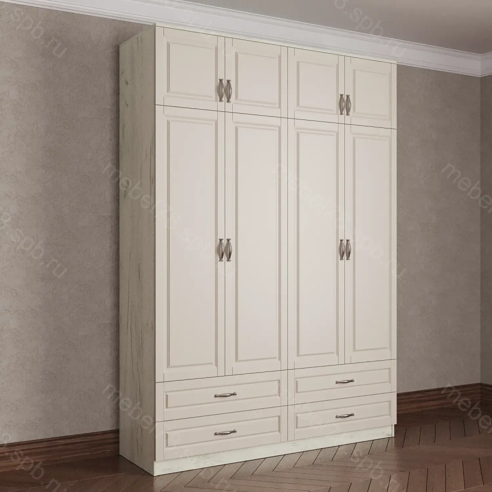 Шкаф распашной с антресолью 4/10