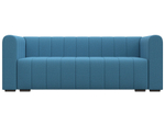 Диван прямой Лига-073 РОГОЖКА Амур 10 голубой