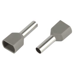 Наконечник-гильза ЭРА NO-225-105 двойной НШвИ 4.0-12 с изолированным фланцем упаковка 50 шт