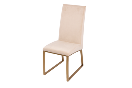 Стул обеденный Ist Casa Милан, 63х45х99, бежевый, матовое золото