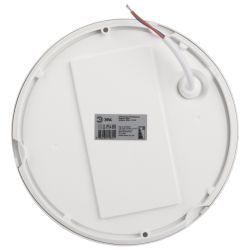 Светильник ЖКХ светодиодный ЭРА SPB-1-12 (W) P54 12Вт 960Лм 4000К D180 КРУГ IK08 антивандальный | Светильники ЖКХ IP54