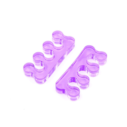 Разделитель для пальцев силиконовый (1пара) фиолетовый