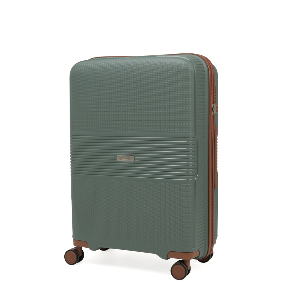 Чемодан средний (М) полипропилен "Fabretti"