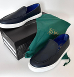 Лоферы мужские Fratelli Rossetti кожаные синие