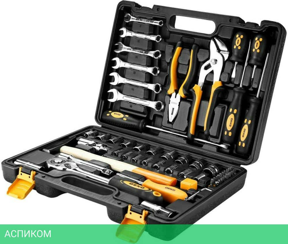 Набор инструментов Deko DKMT63 SET 63 (065-0731)