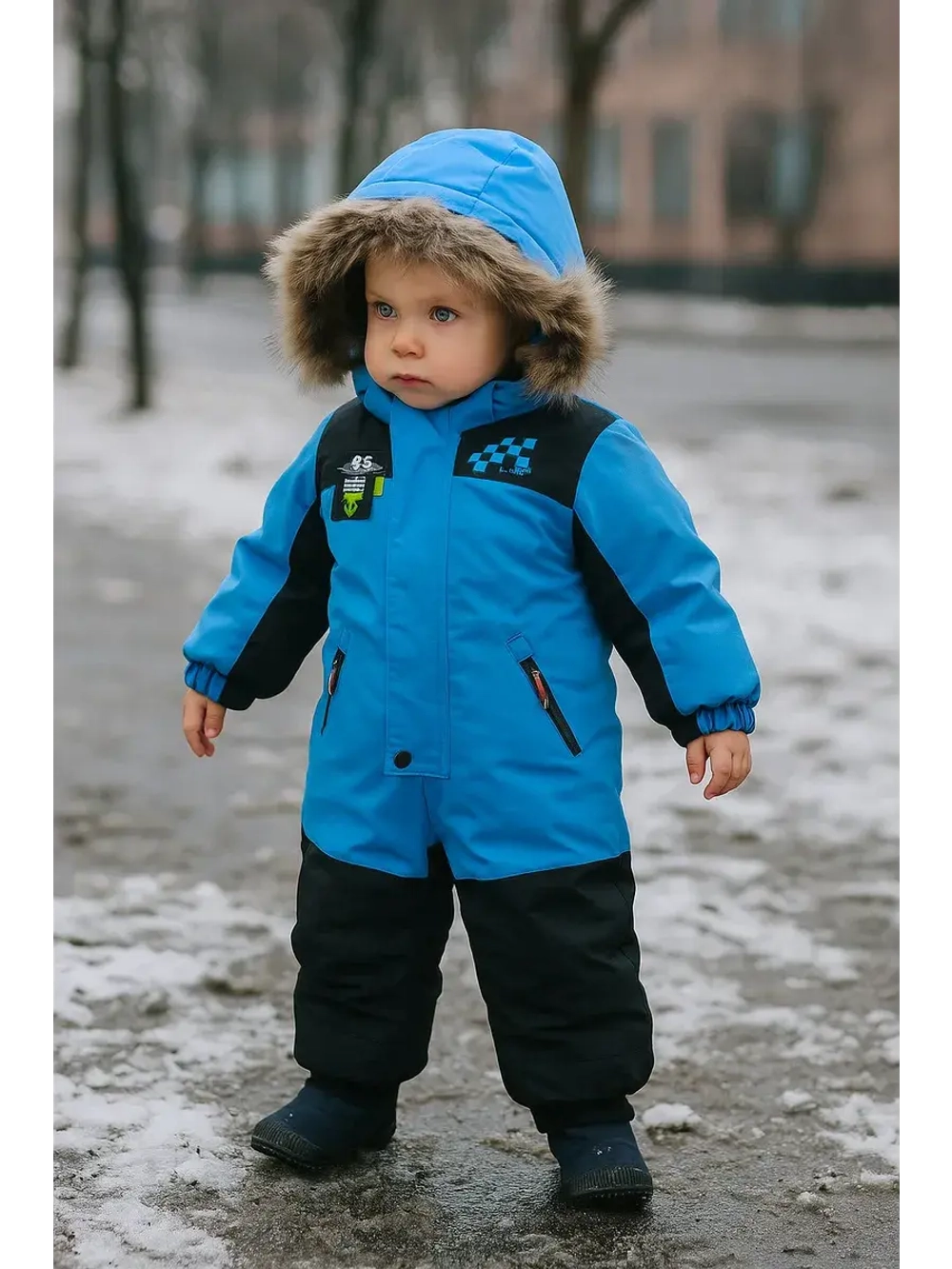 Комбинезон зимний для мальчика.