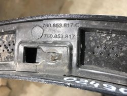 Накладка крыла заднего левого Volkswagen Touareg 3 18-22 Б/У Оригинал 760853817