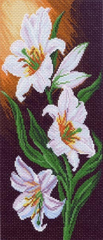 "Лилии"-1067 канва с рисунком