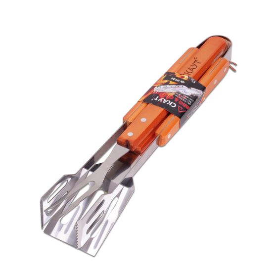 Набор для гриля (лопатка, вилка, щипцы) СКАУТ СК 0735