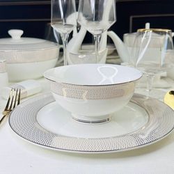 Lenardi 145-548 Набор из 6 салатников 15см СЕВИЛЬЯ в под.уп.(х6)Костяной фарфор