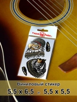 Стикеры - Злой Орёл и Носорог с пулями