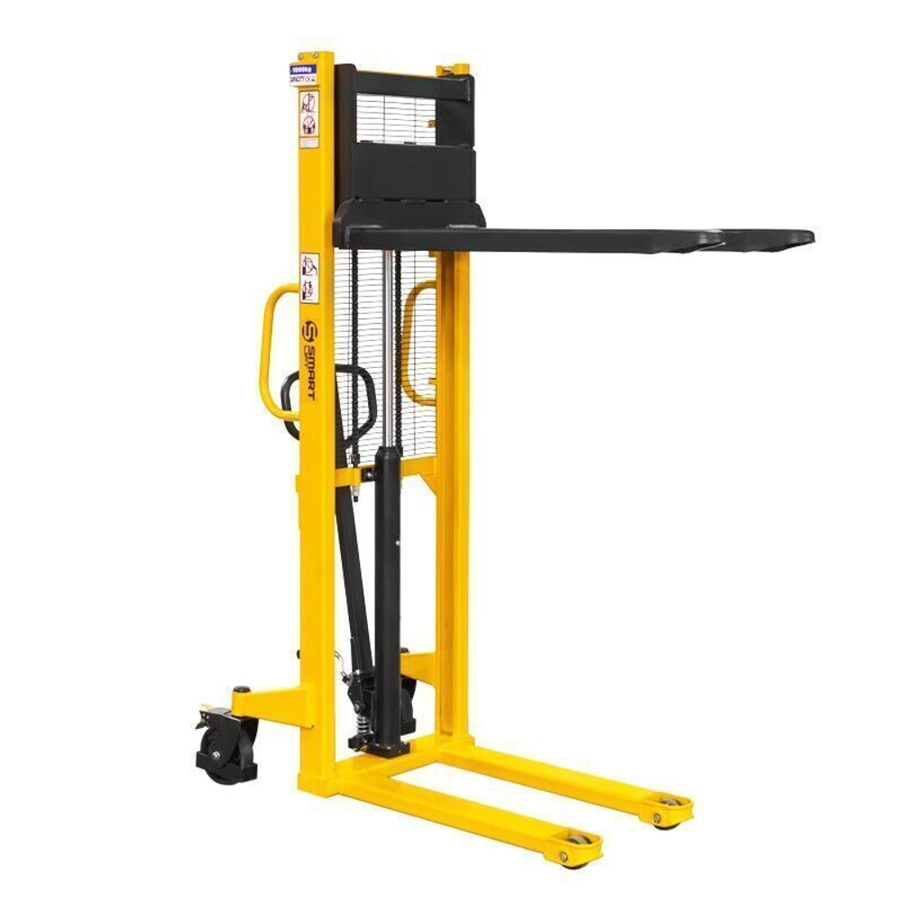 Ручной гидравлический штабелер SDJ 1016 (1000 кг; 1,6 м; фиксированные вилы) SMARTLIFT (SMART)