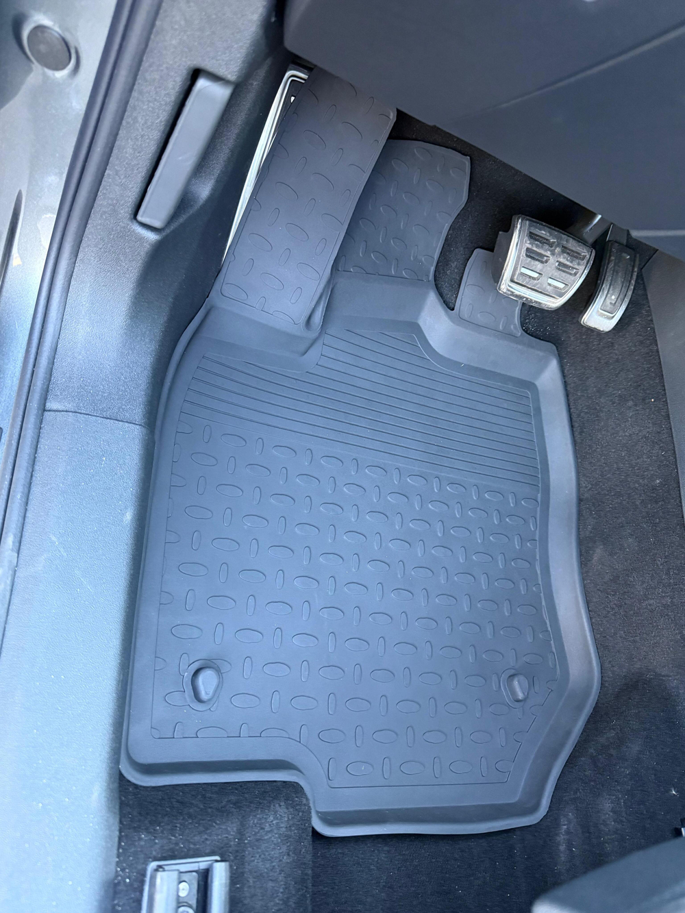 Резиновые коврики с высоким бортом для Skoda Kodiaq II 2023-н.в. Seintex.318857