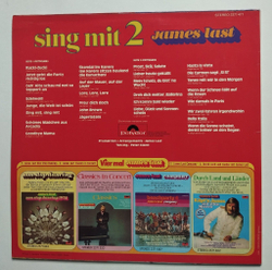 Винтажная виниловая пластинка LP James Last Sing Mit 2 (Germany 1974)