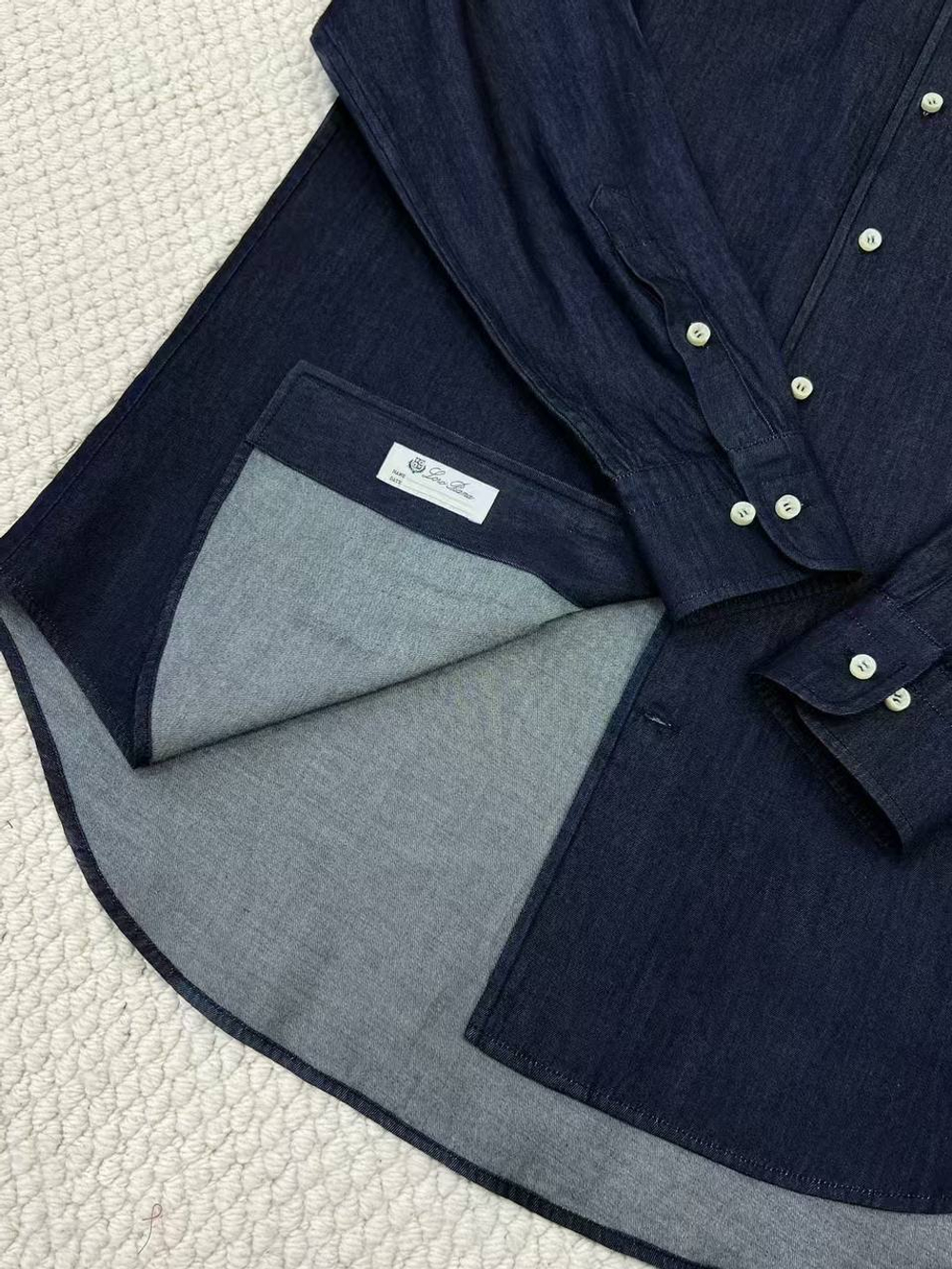 Джинсовая рубашка Loro Piana