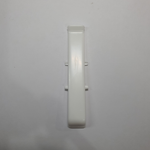 Соединитель к плинтусу "Идеал-Д85" Белый глянец