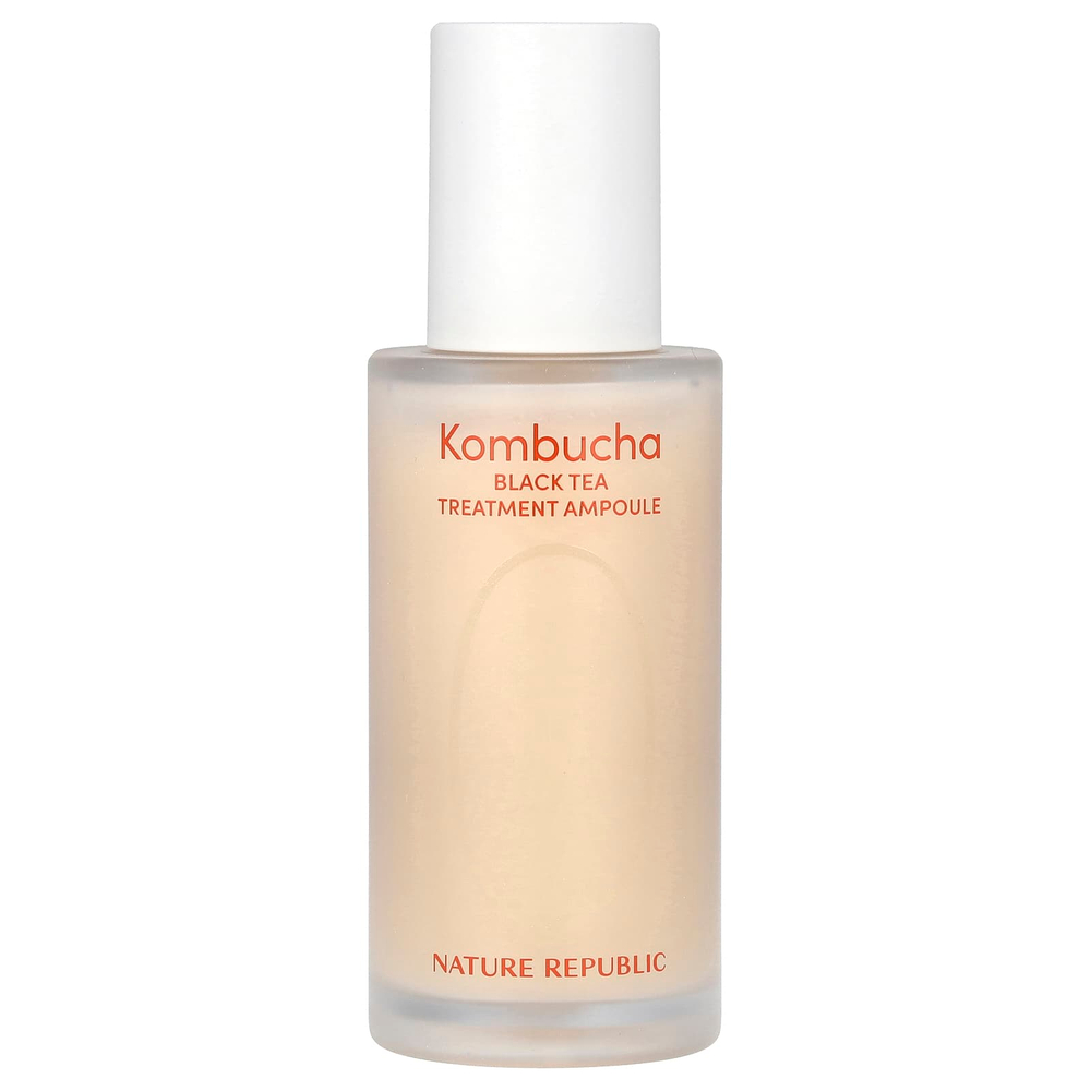 Nature Republic, черный чай комбуча, лечебная ампула, 78%, 1 шт.