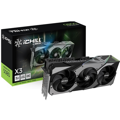 Видеокарта INNO3D GeForce RTX 5080 ICHILL X3 V2 16GB (C50803-16D7X-176069R)