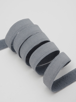 Резинка отделочная темно-серая 12 мм
