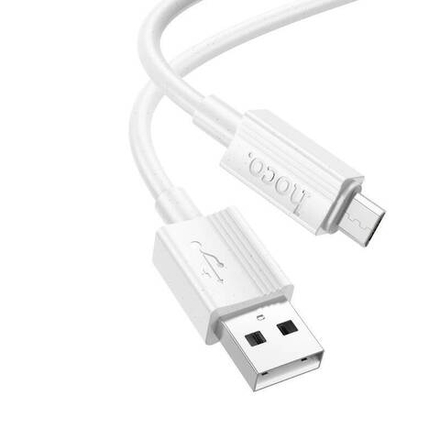 Кабель USB - Micro HOCO X107 (белый) 1м