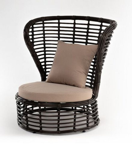 "Парма" кресло из искусственного ротанга, цвет бронзовый