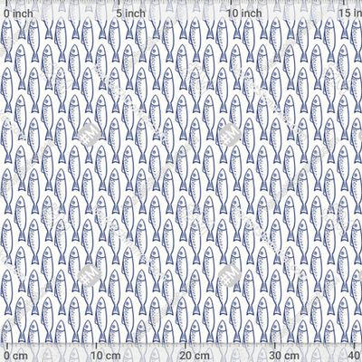 Стайка рыбок на белом фоне by Lina shibumi 341 DPI