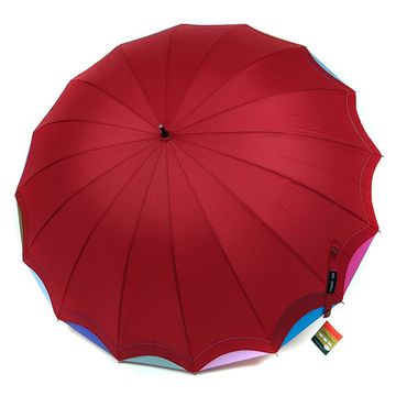 Женский зонт трость 3 Слона, полуавтомат 1100-B-07