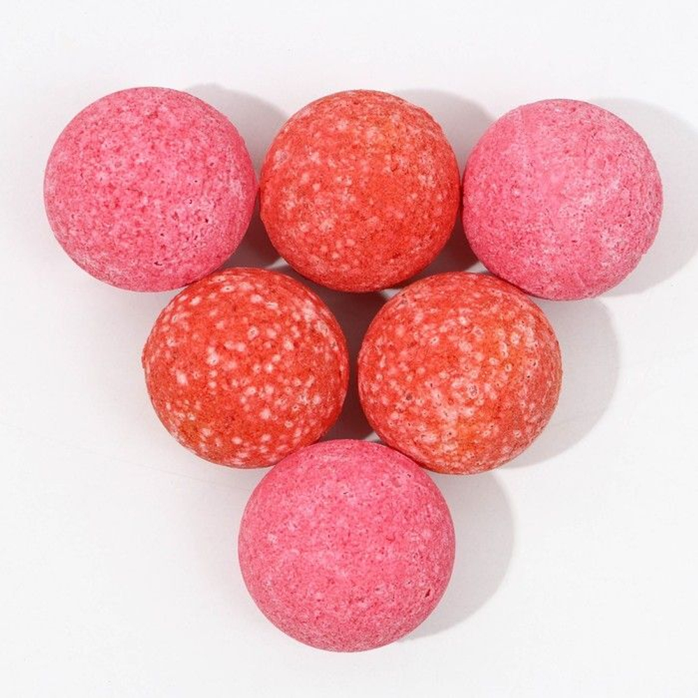 Набор из 6 бомбочек для ванны «Ароматного года!» с ароматом пряного глинтвейна (Цвет: не задано)