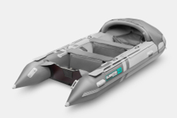 Надувная лодка GLADIATOR C420AL светло-темносерый