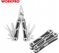 Многоцелевые плоскогубцы WORKPRO 15в1, 150 мм WP382009