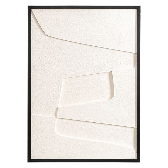 Фактурное панно с эффектом 3D Minimalism, 50х70 см, бежевый