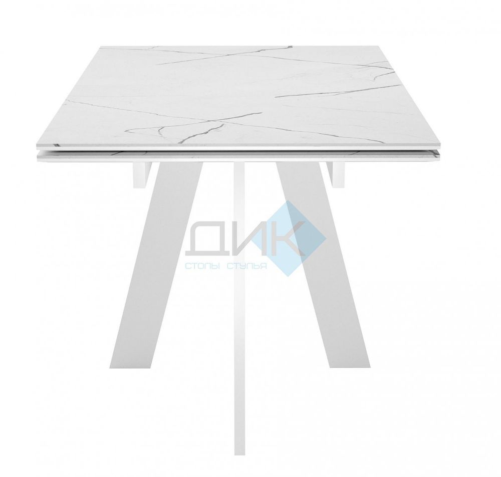 Стол DikLine SKM120 подстолье белое/опоры белые