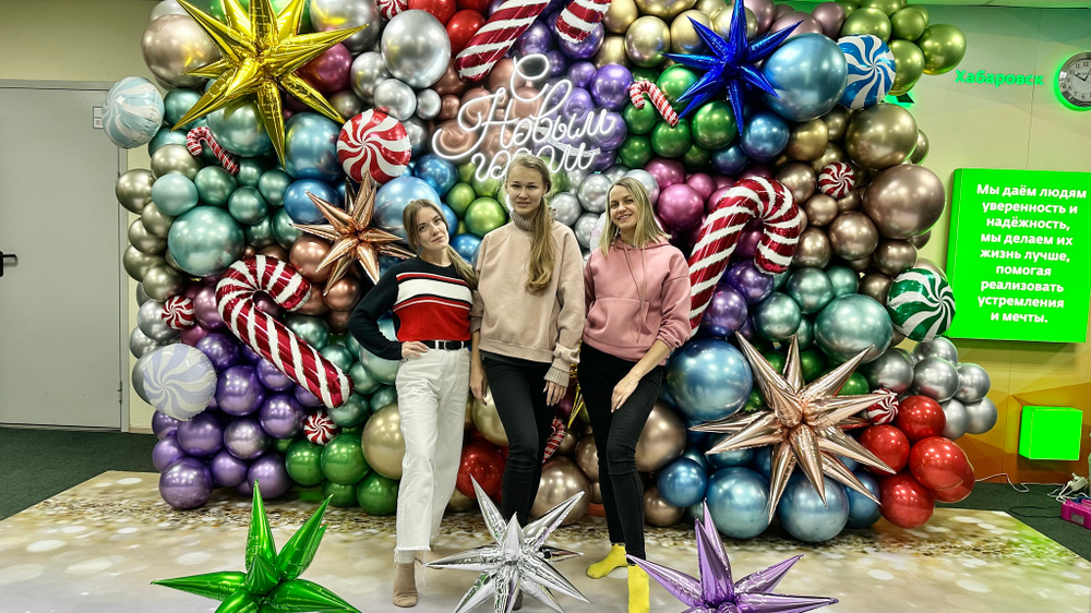 Фотозона но Новый год, трость/леденец/карамелька, Фотозона на корпоратив №2182