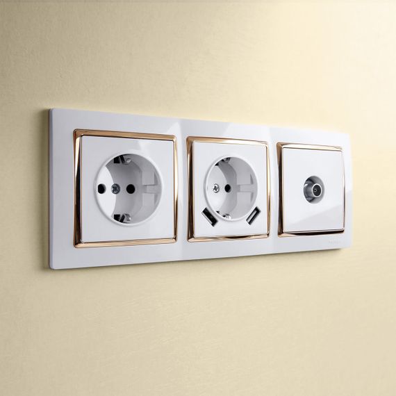 ТВ-розетка оконечная Werkel белый W1183001 4690389155390