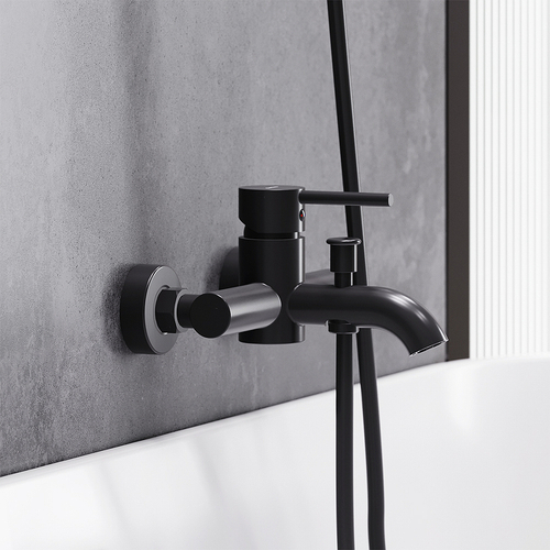 Смеситель для ванны Damixa Scandinavian Pure 361000300 Черный матовый