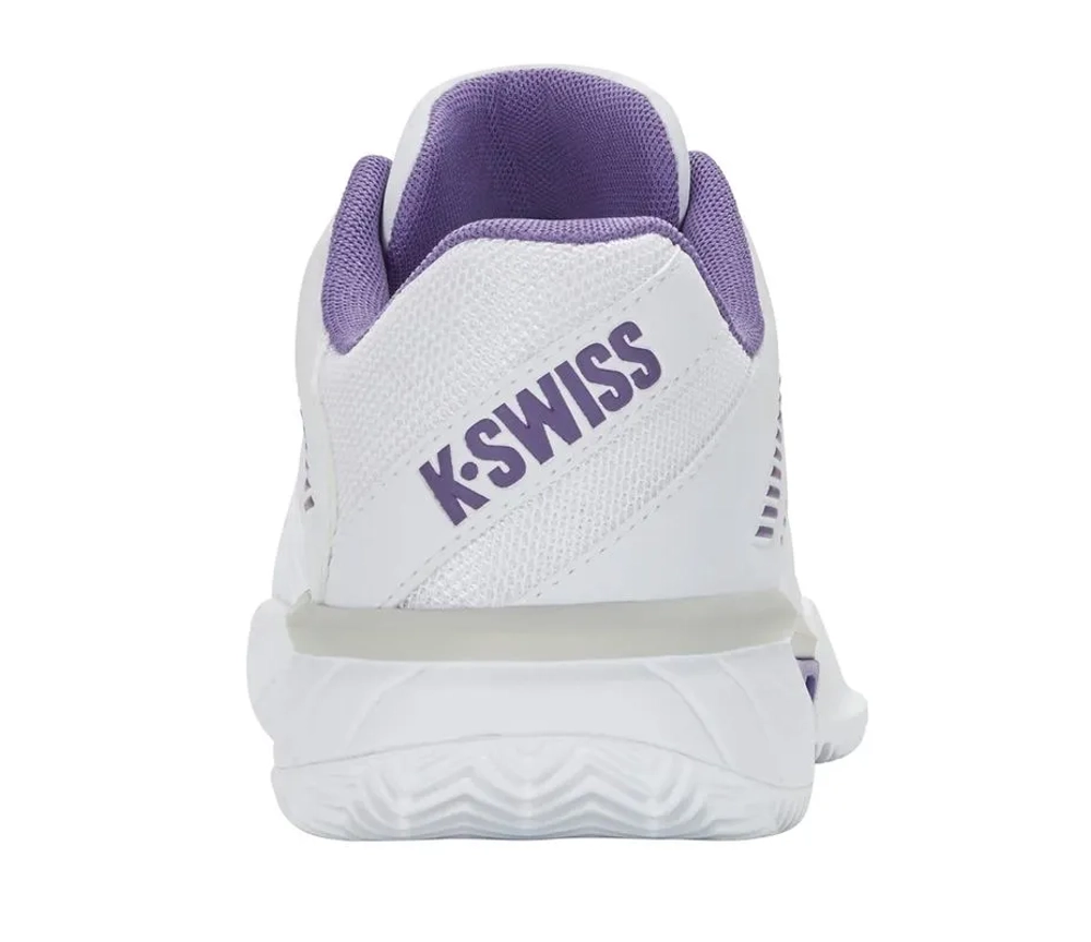 Женские теннисные кроссовки K-Swiss Express Light 3 Clay - white/purple haze/lunar rock