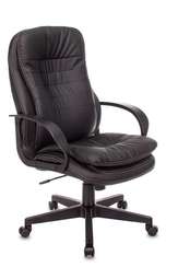 Кресло руководителя Бюрократ T-9950PL черный эко.кожа крестов. пластик