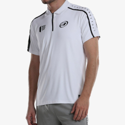 Мужское теннисное поло Bullpadel Liceo Polo Men - White, Black