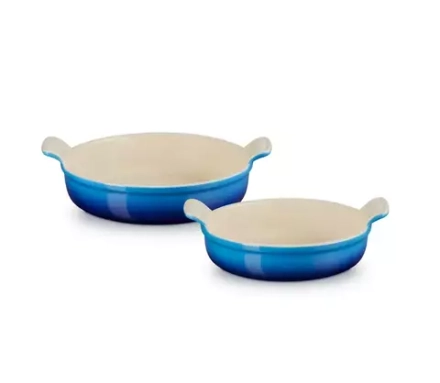 Le Creuset - Набор из 2-х форм для выпечки 20+24см лазурный / артикул   79276002200082  / GTIN 843251180196