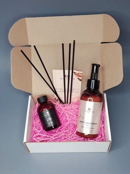 Подарочный набор Уход для рук и аромадиффузор для дома