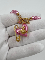 Колье розовое Vivienne Westwood